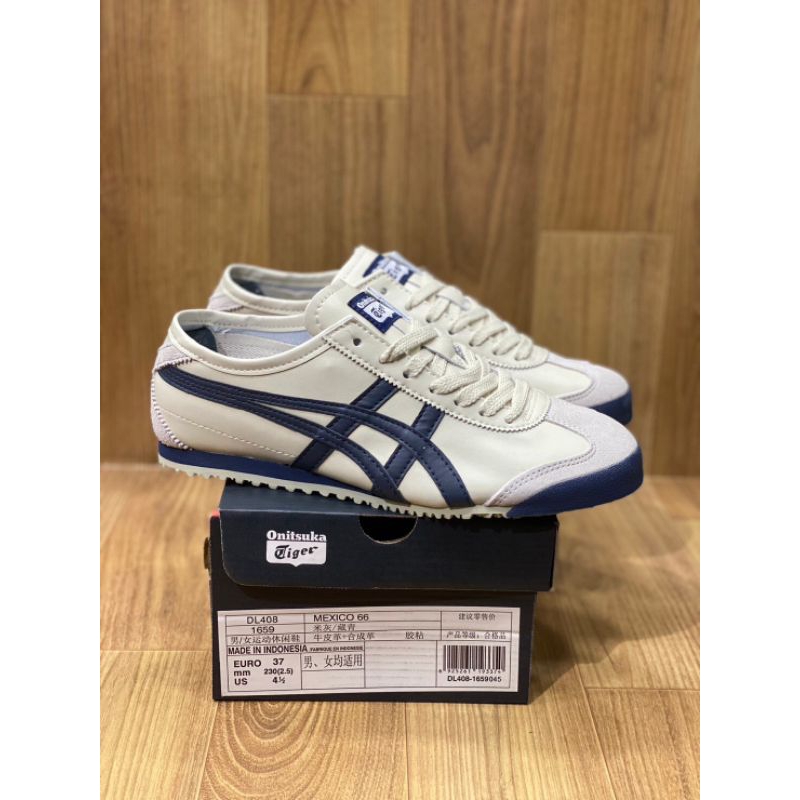 onitsuka tiger mecixo66 Original crame navy made in Indonesia