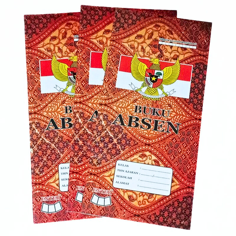 Buku Absen Siswa Batik ENTER (0522854)