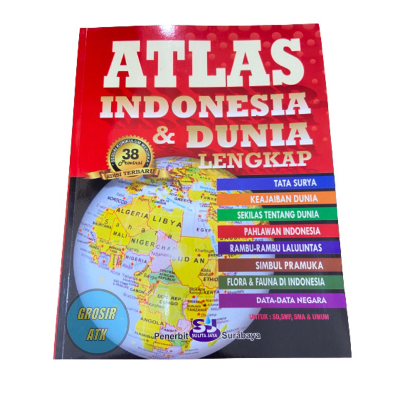 

ATLAS DUNIA LENGKAP UKURAN BESAR 30 x 24