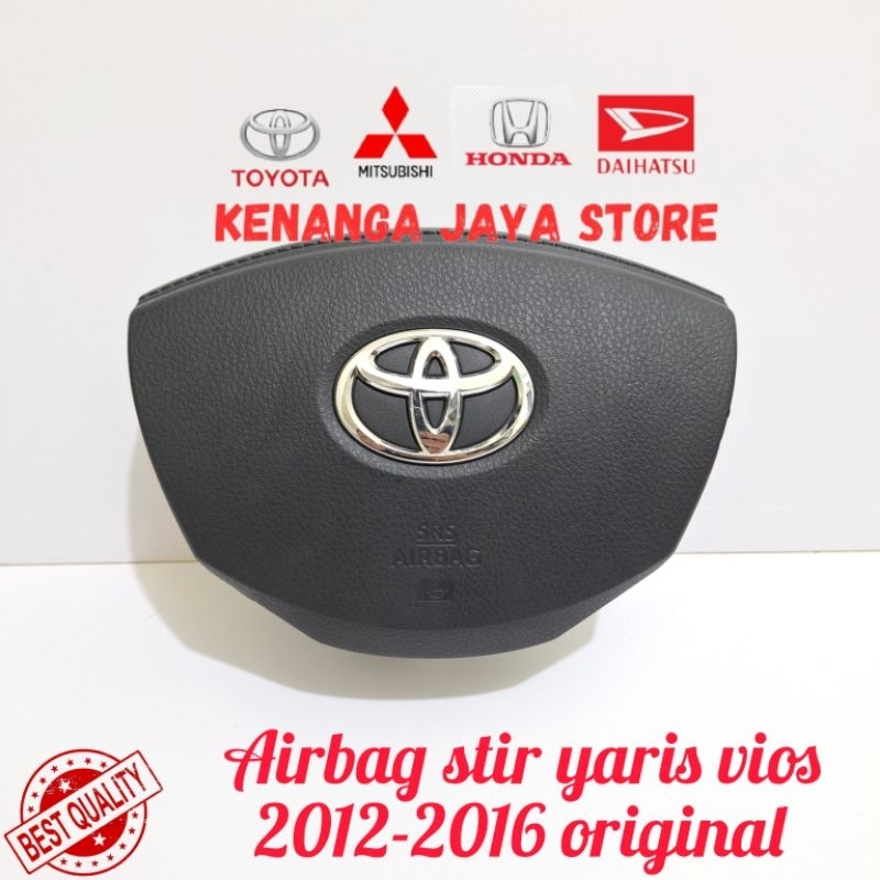 airbag stir setir yaris vios 2012-2016 original