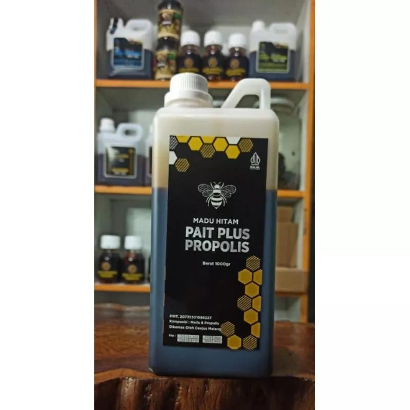 

Madu SB Madu Hitam Pait plus Propolis 1kg (Madu Herbal)