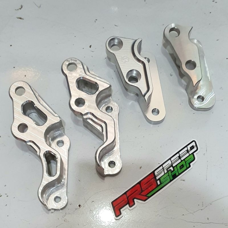 braket kaliper 4p axial ktc satria 2tak hiu lumba 320 300 260 220 depan 320mm 300mm 260mm 220mm