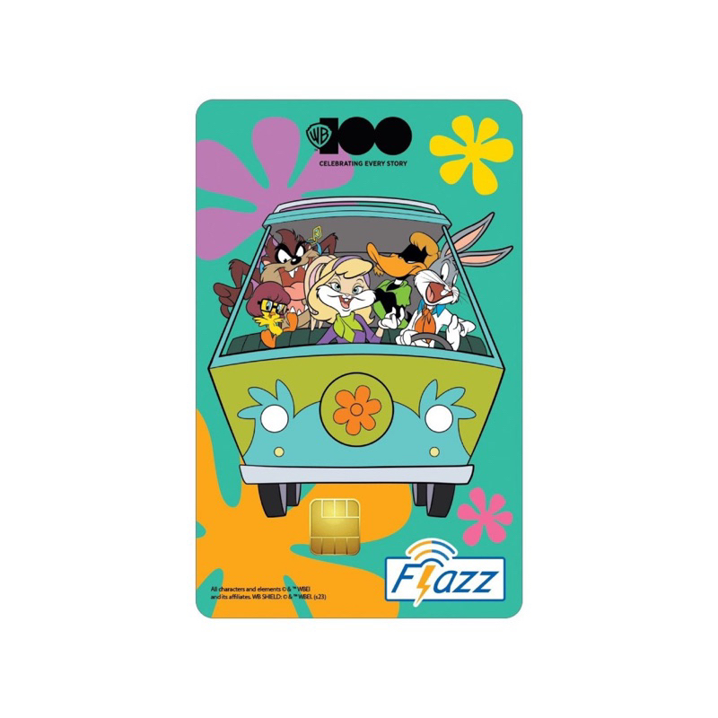Kartu Flazz Limited Edition Warner Bros 100th Scooby Doo GEN 2