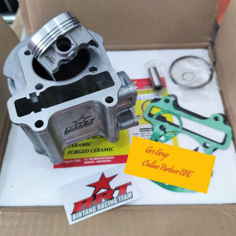 Paket Bore Up BRT Beat pop Beat Esp Scoopy Esp Beat Street Esp vario 110 esp 130 CC 54.50 mm Blok Bo