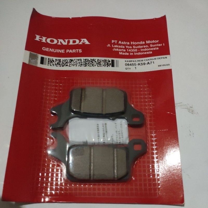 Kampas rem depan Vario 150 new 2018 ORI AHM