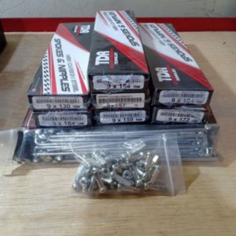 Ruji jari jari TDR crom depan belakang rx-king  ring 18