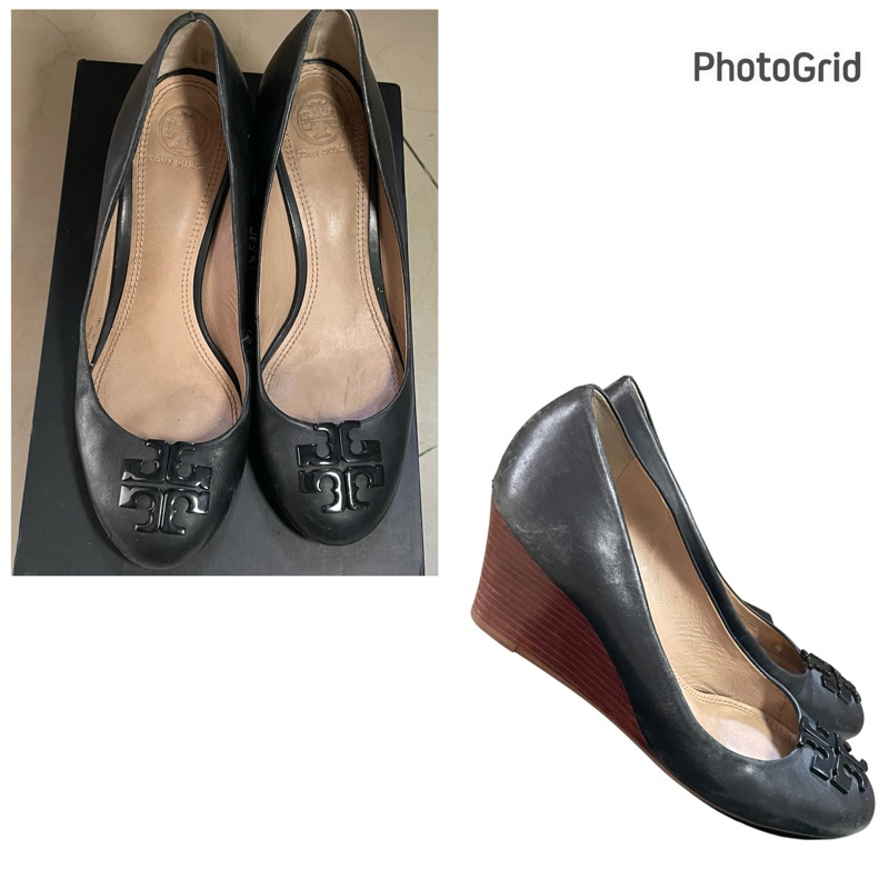 Sepatu Tory Burch wedges Preloved