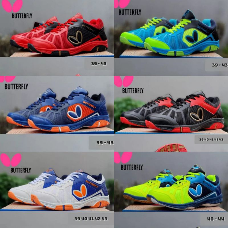 Sepatu Tenis Pria Butterfly Terbaru Sepatu Bulutangkis Butterfly Sepatu Badminton Buterfly