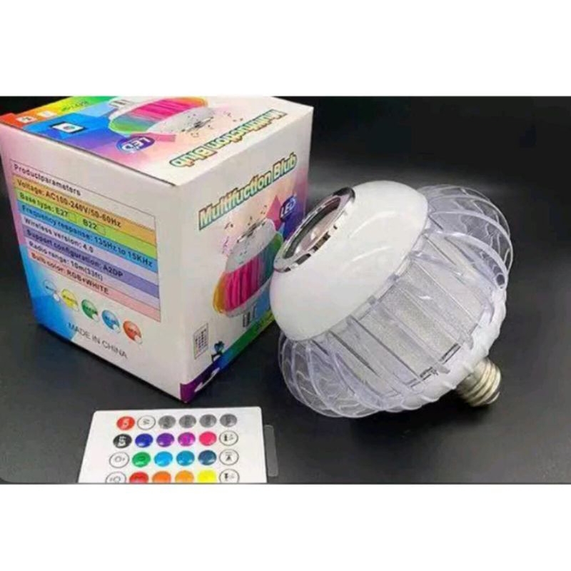 Lampu + Speaker Bluetooth Warna Warni / Lampu warna-warni
