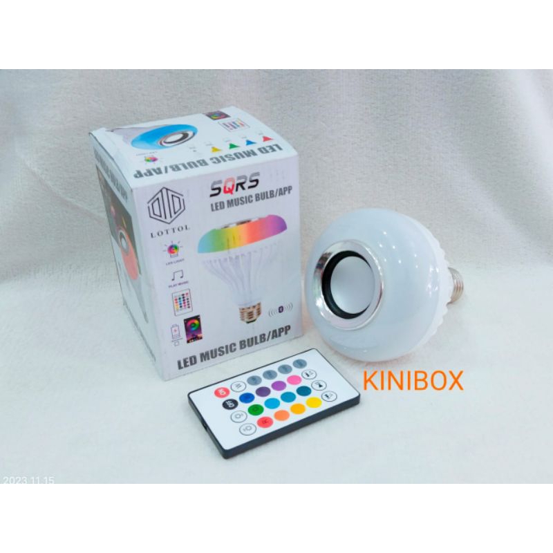 Lampu Music BT / Lampu + Speaker BLUETOOTH / Lampu LED Warna Warni + Remot Pengatur Warna / Lampu / 