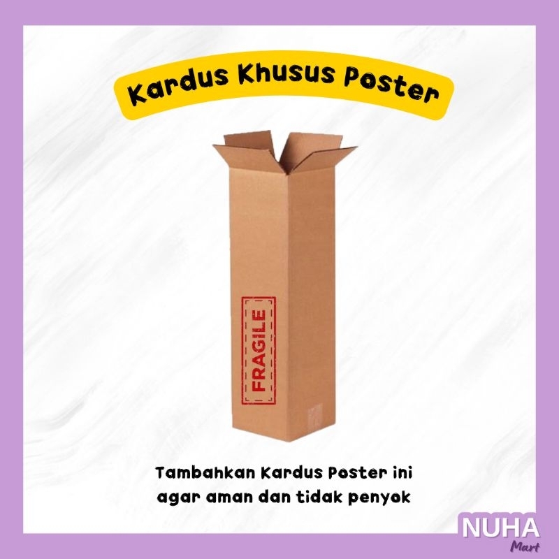 Kardus Packing Poster A3+ dus selongsong bukan papertube