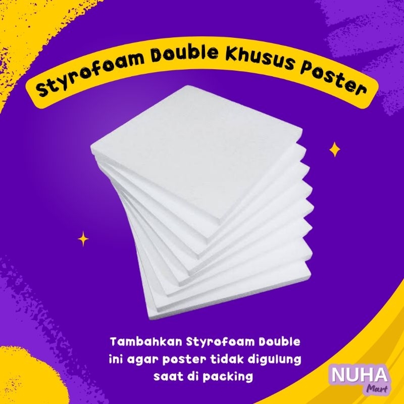 

Double Styrofoam Packing Poster A3+