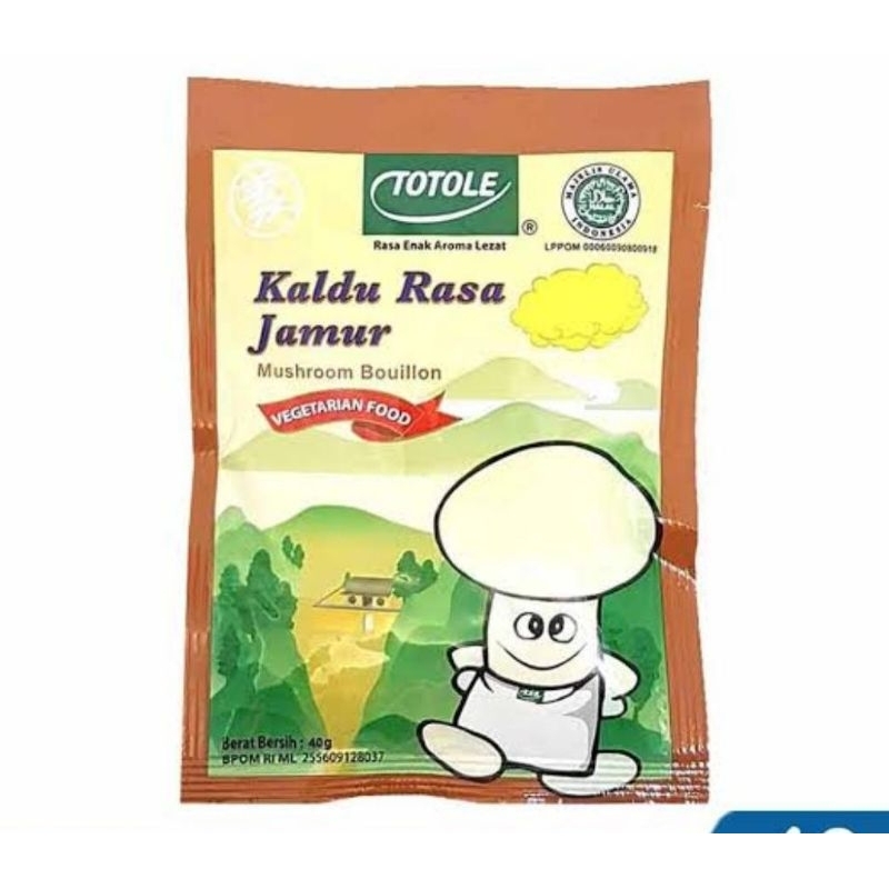 

40 gram Kaldu Jamur Totele