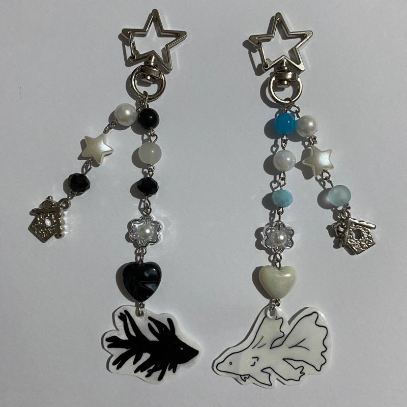 Satosugu Gojo Geto Keychain by Meygichands