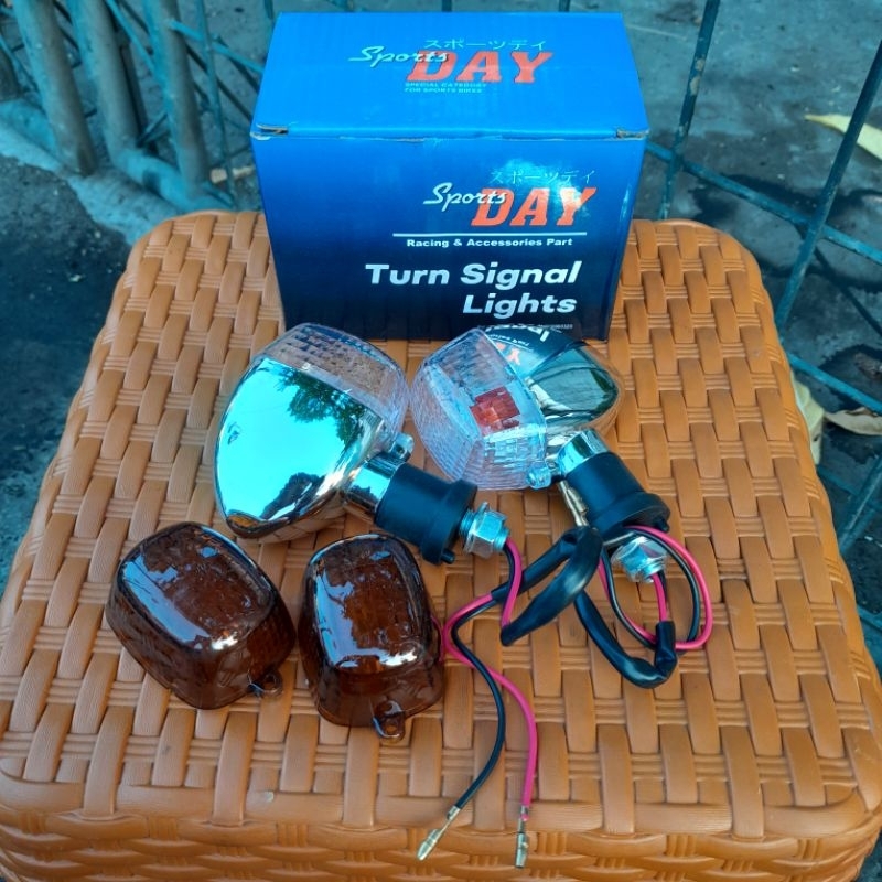 sein ninja lampu riting ninja r rr crom dobel kaca riting ninja pnp