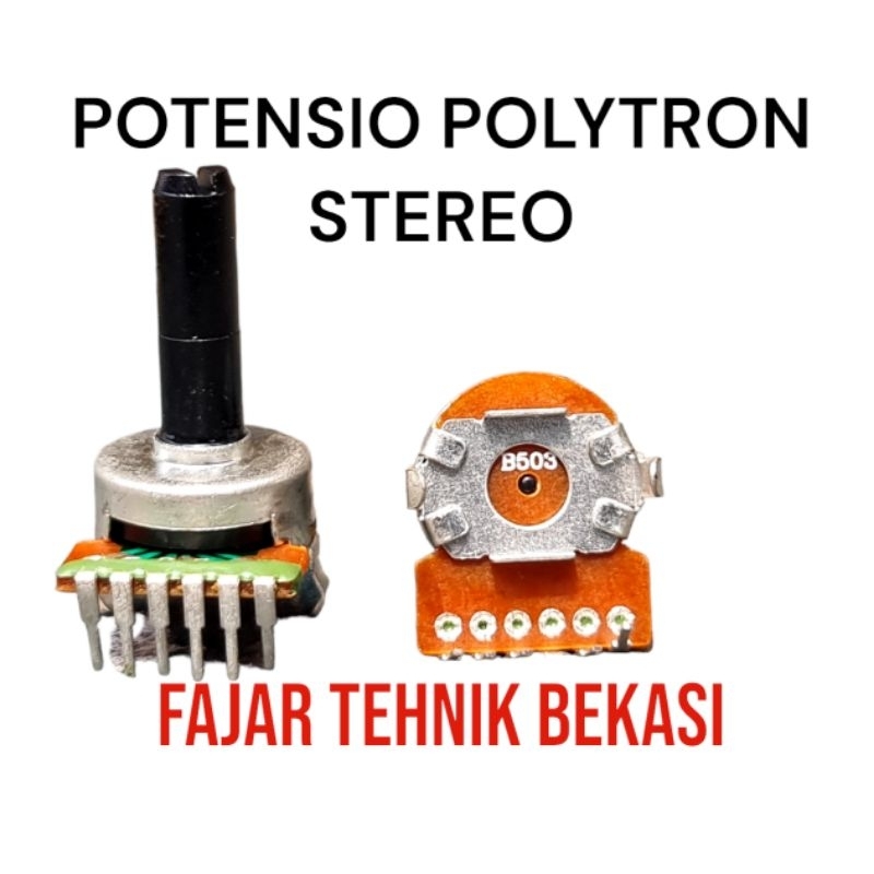 potensio polytron speaker aktif  radio stereo 6pin