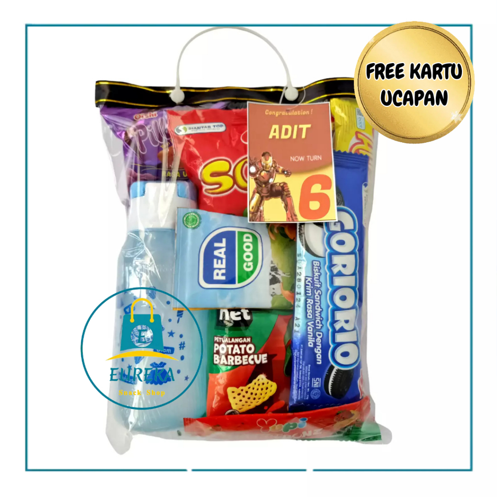 

Paket Snack Ulang Tahun Anak (Paket 14) / Paket Parcel Ulang Tahun Anak / Paket Bingkisan Ulang Tahun Anak / Paket Hampers Ulang Tahun Anak / Snack Ultah Anak / Parcel Ultah Anak / Bingkisan Ultah Anak / Hampers Ultah Anak