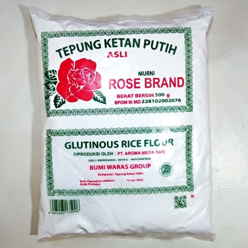 

Rose Brand Tepung Ketan Putih 500 gr