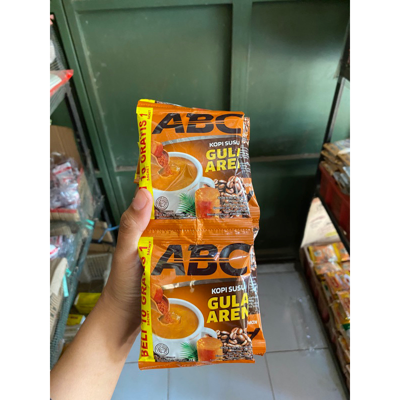 

Kopi Abc Gula Aren Renceng Isi 10 @ 27g