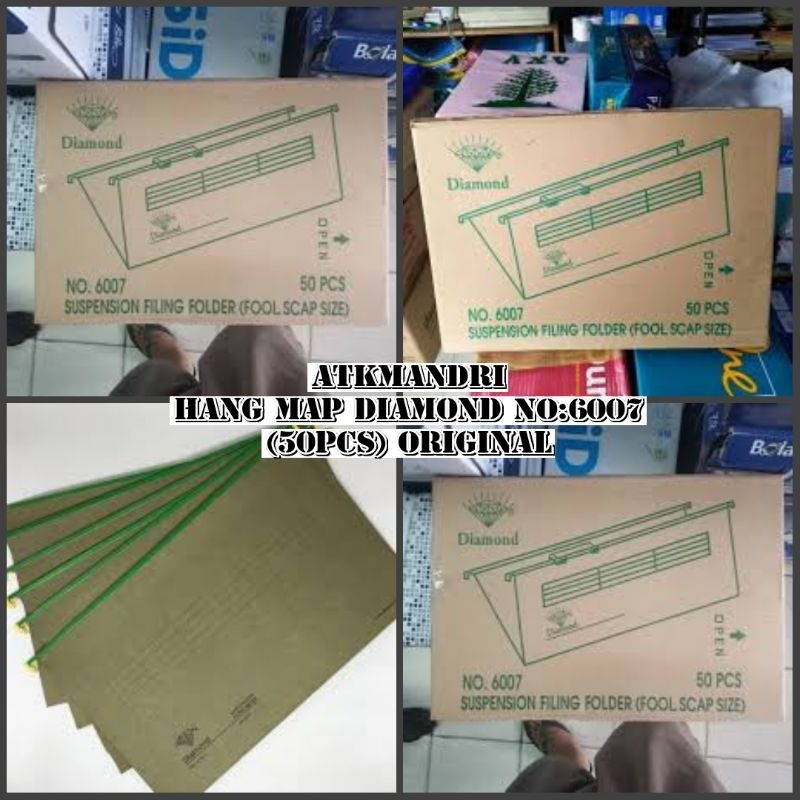 

MAP GANTUNG DIAMOND NO:6007(50PCS) FOLIO ORIGINAL