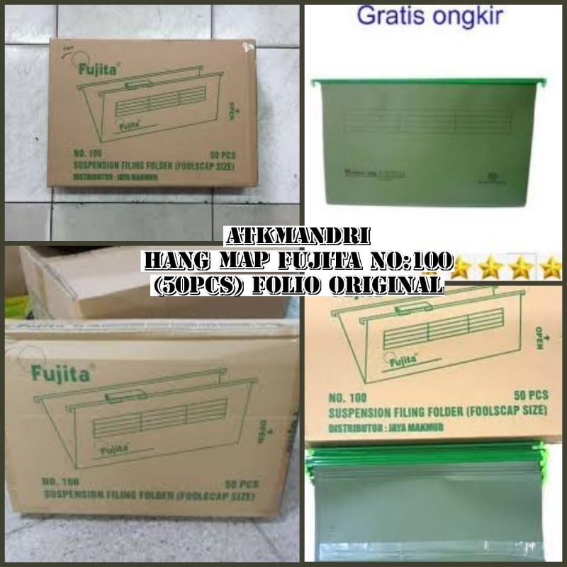 

MAP GANTUNG FUJITA NO:100(50PCS) FOLIO ORIGINAL NEW