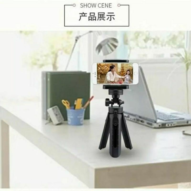 Tripod Mini Support untuk HP - Stand Phone Holder Kaki Tiga Minimalis