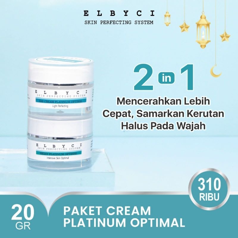 Paket Cream Platinum Optimal Elbyci Skincare
