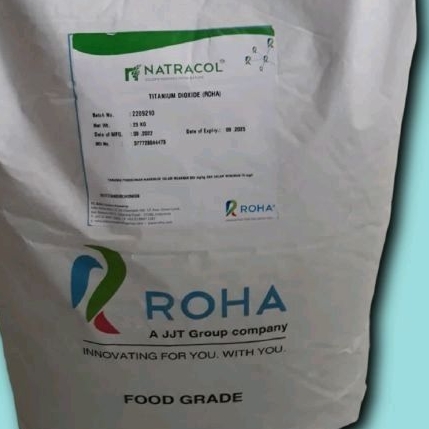 

Pewarna makanan/Titanium Dioxide Ex. ROHA/Pemutih/1KG