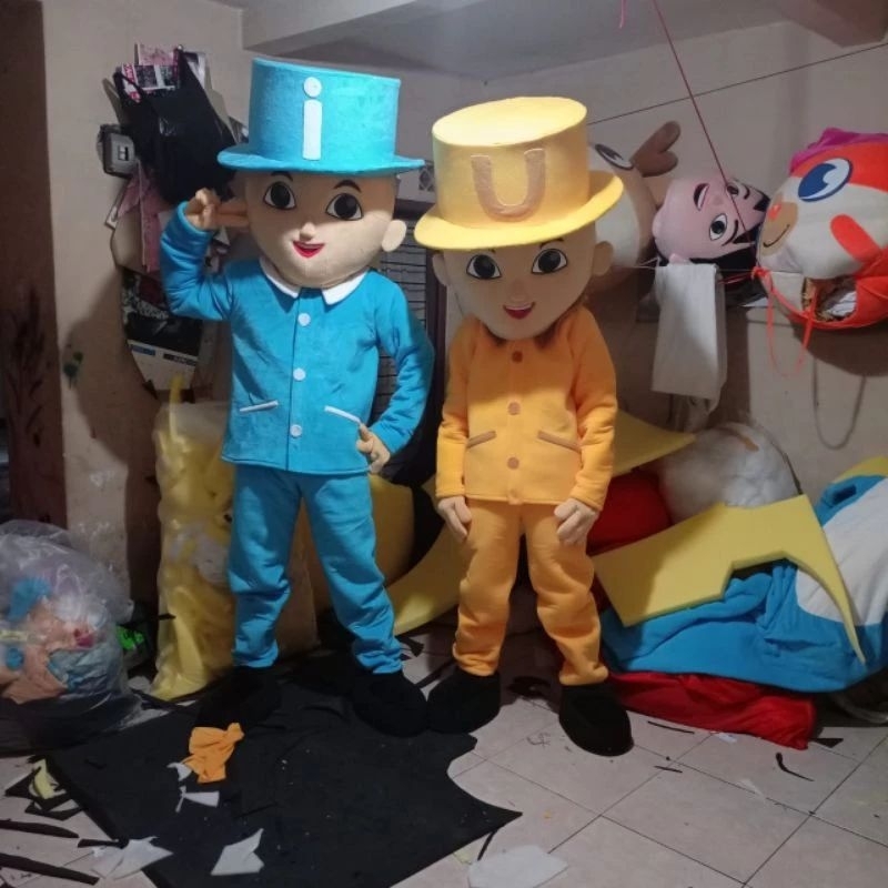 KOSTUM BADUT UPIN IPIN