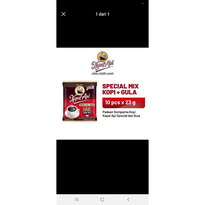 

kopi kapal api mix