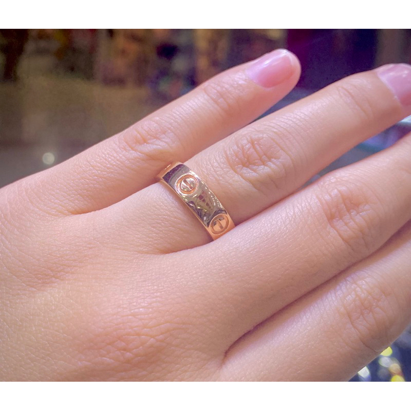 cincin cartier750/75%