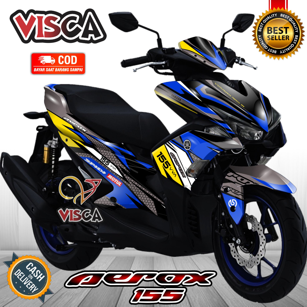 Decal Aerox 155 Old Full Body Stiker Aerox 155 Old Keren Striping Aerox 155 Old Variasi Decal Hologr