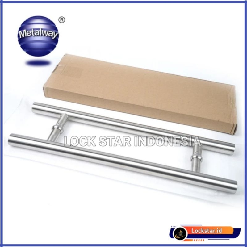 Pull Handle Pipa Bulat PH 802 30cm x 50cm Stainless Steel Sus 304 Gagang Pintu