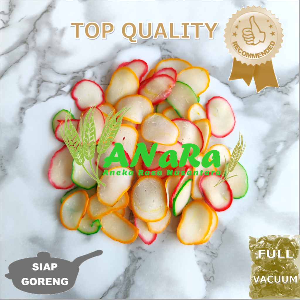 

Kerupuk Bawang Premium Mentah 500gr Anara ___ Snack Keripik Siap Goreng Krupuk Warung