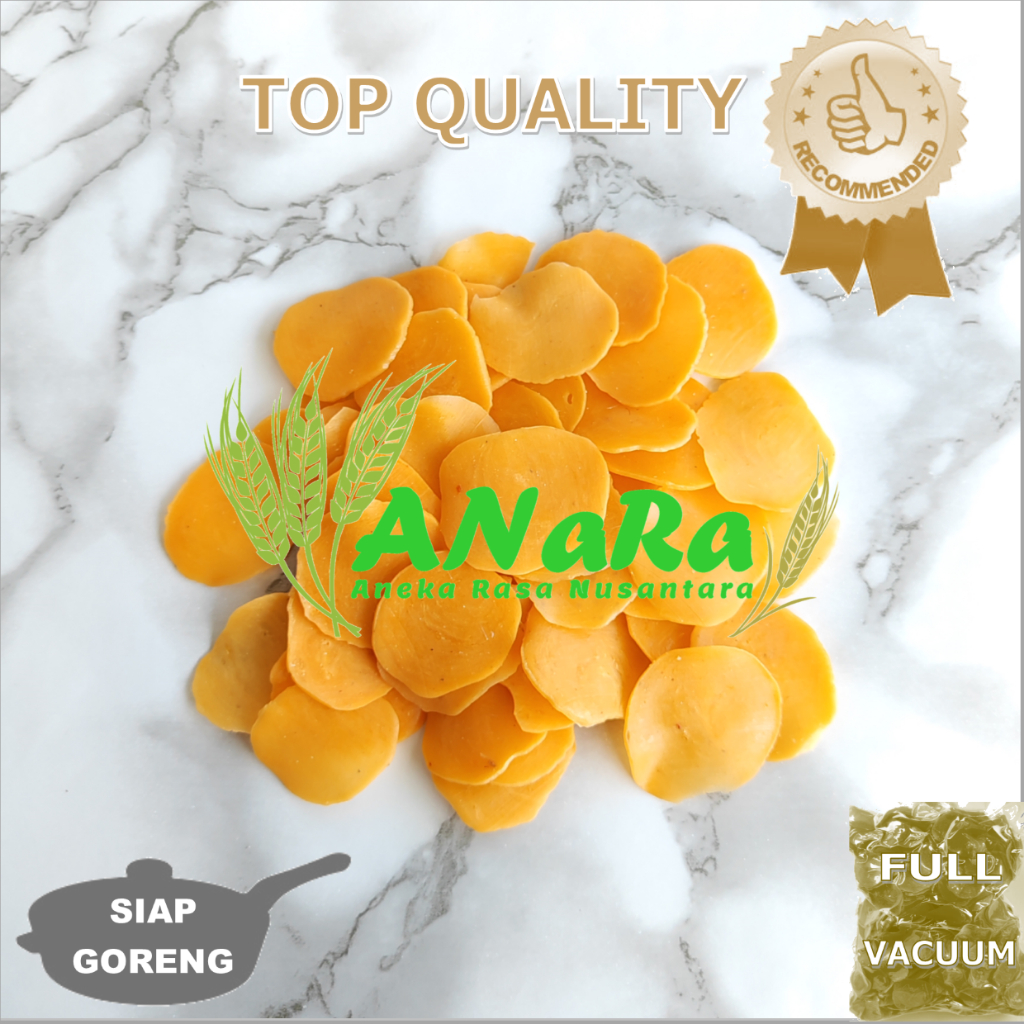 

Kerupuk Merah Premium Mentah 500gr Anara ___ Snack Keripik Siap Goreng Krupuk Warung