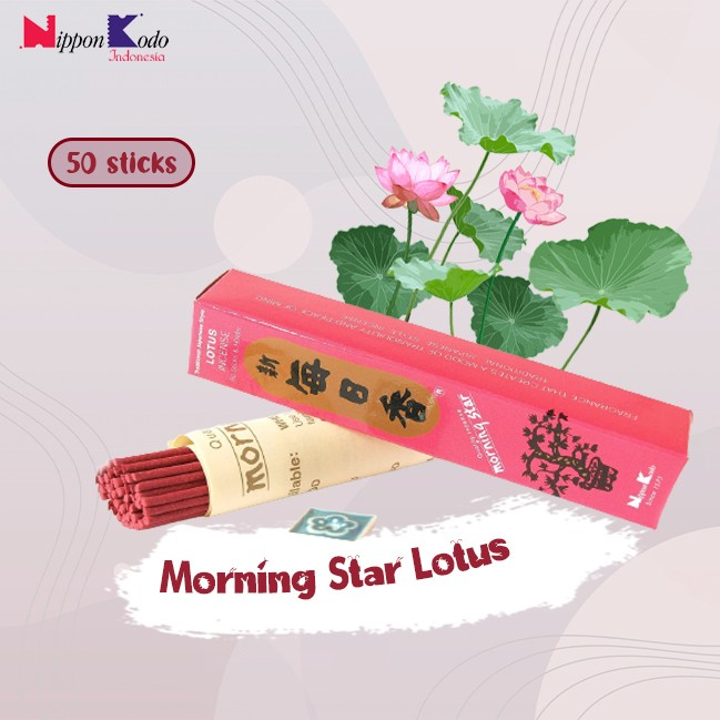 Dupa/Hio Stick Aromaterapi Wangi Lotus Nippon Kodo Morning Star