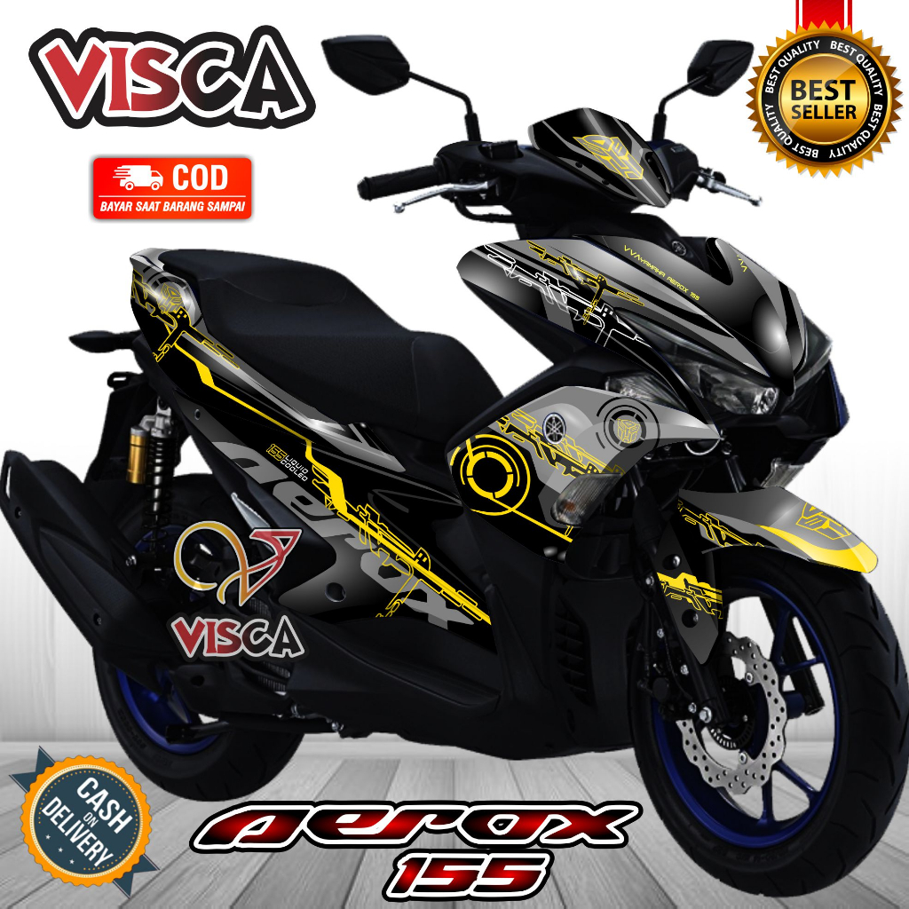 Decal Aerox 155 Old Full Body Stiker Aerox 155 Old Keren Striping Aerox 155 Old Variasi Decal Hologr