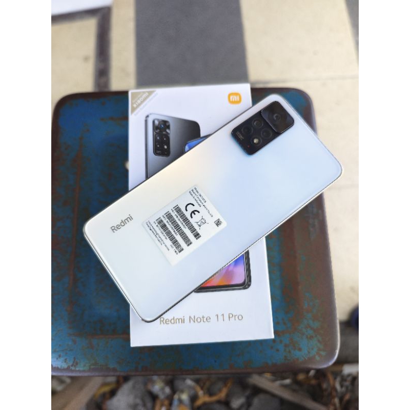 redmi note 11 pro 6/128 second lengkap mulus