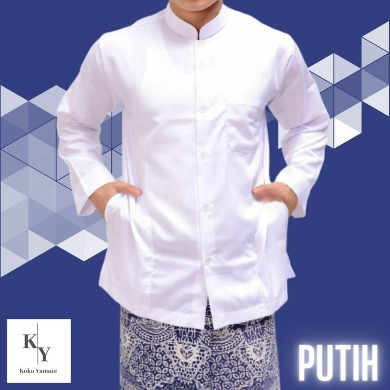 KOKO HABIB SYEKHER YAMANI 2 - Baju Koko Yamani Pakaian Muslim Pria Atasan