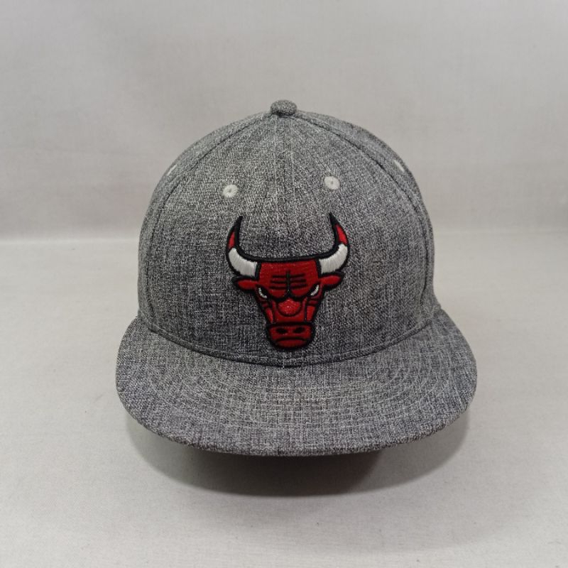 Topi Snapback NBA Chicago Bulls Second