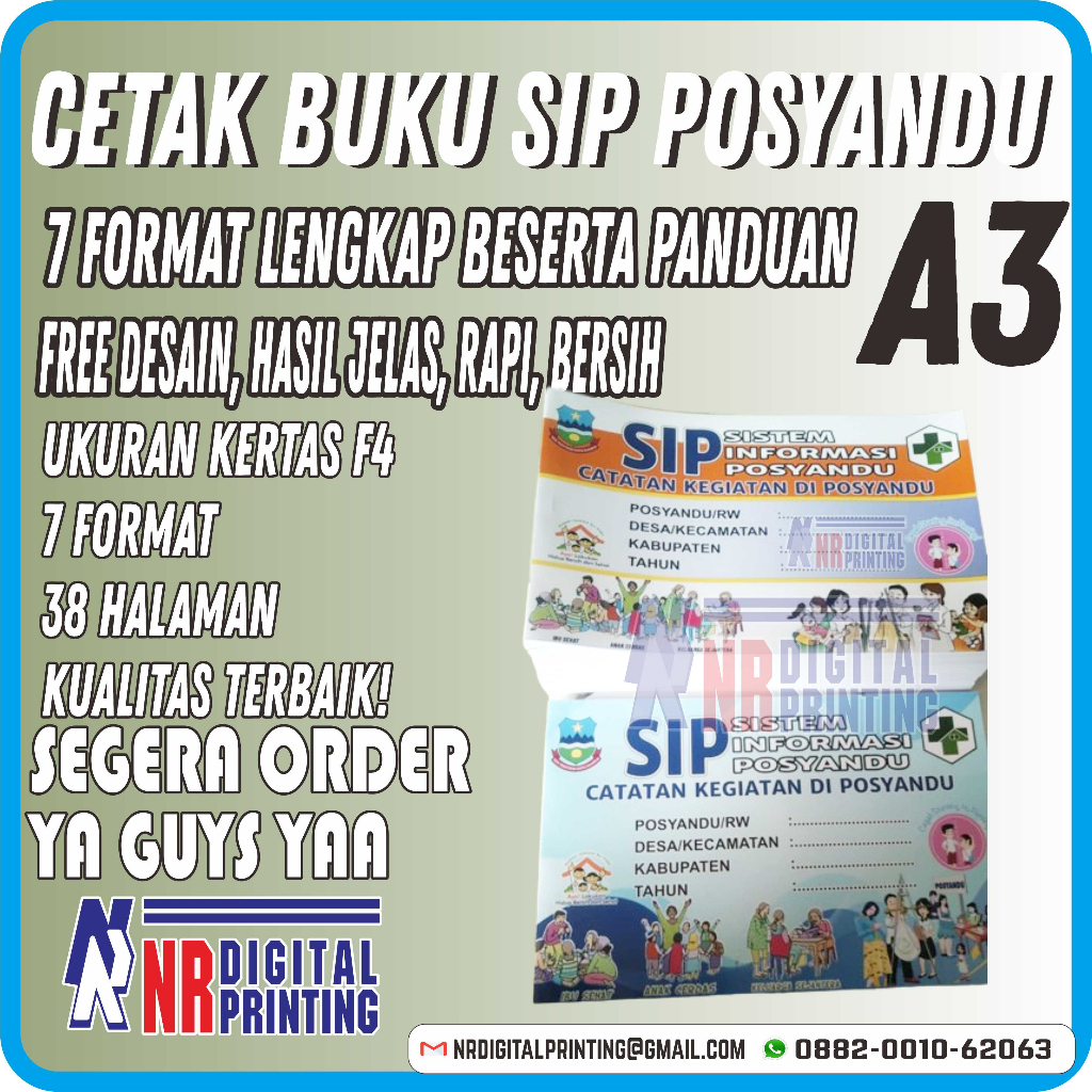 

BUKU SIP POSYANDU UKURAN A3