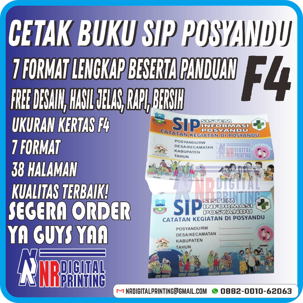 

BUKU SIP POSYANDU UKURAN F4