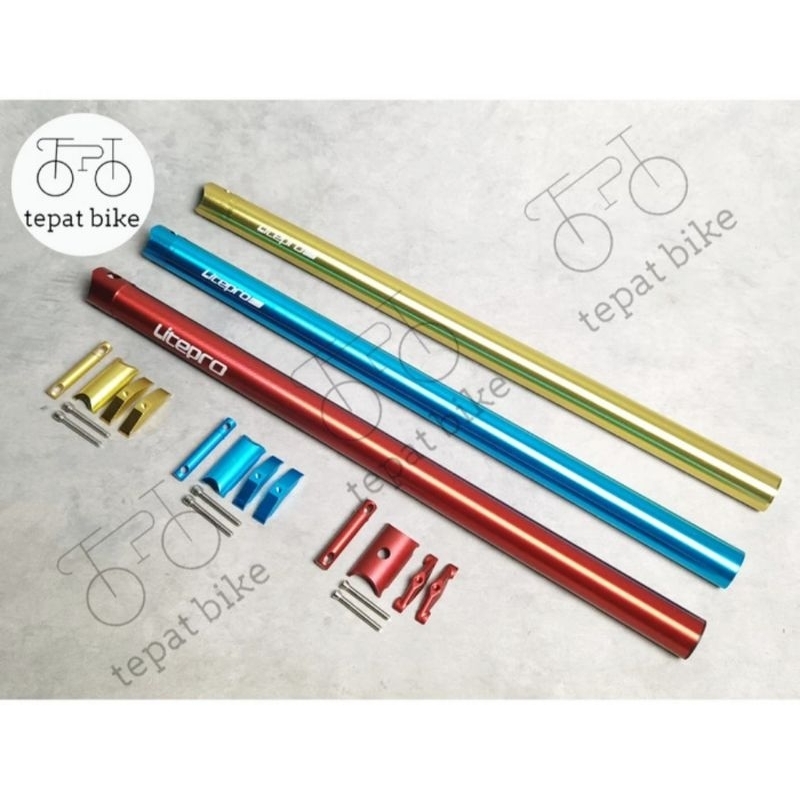 Seatpost Sepeda Seli Litepro Size 33.9mm Panjang 600mm Alloy