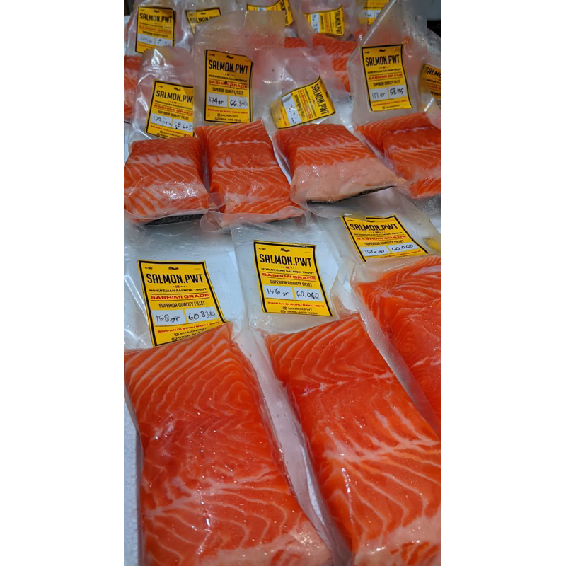 

Salmon Fresh Fillet Norway/Norwegia Cut 150gr 200gr