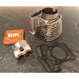 BLOK PISTON SET GENIO PAKET BORE UP BRT BEAT DELUXE BLOK PISTON CAST IRON BRT 53mm GENIO BEAT NEW BE
