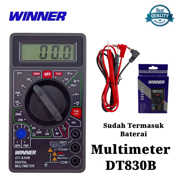 Multimeter Digital WINNER DT830B Tester DT 830 B Avometer DT-830B