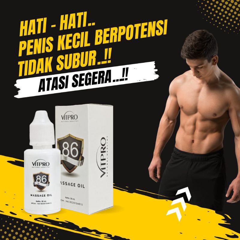 VITPRO 86 Pembesar Pennis Permanen Original Asli 100% BPOM