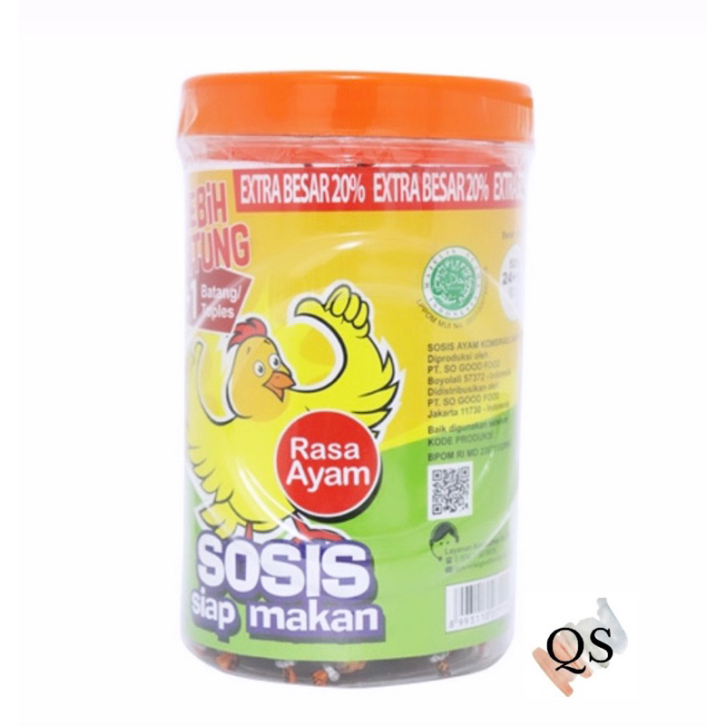 

Sosis Sonice Rasa Ayam isi 24pcs 1 Toples