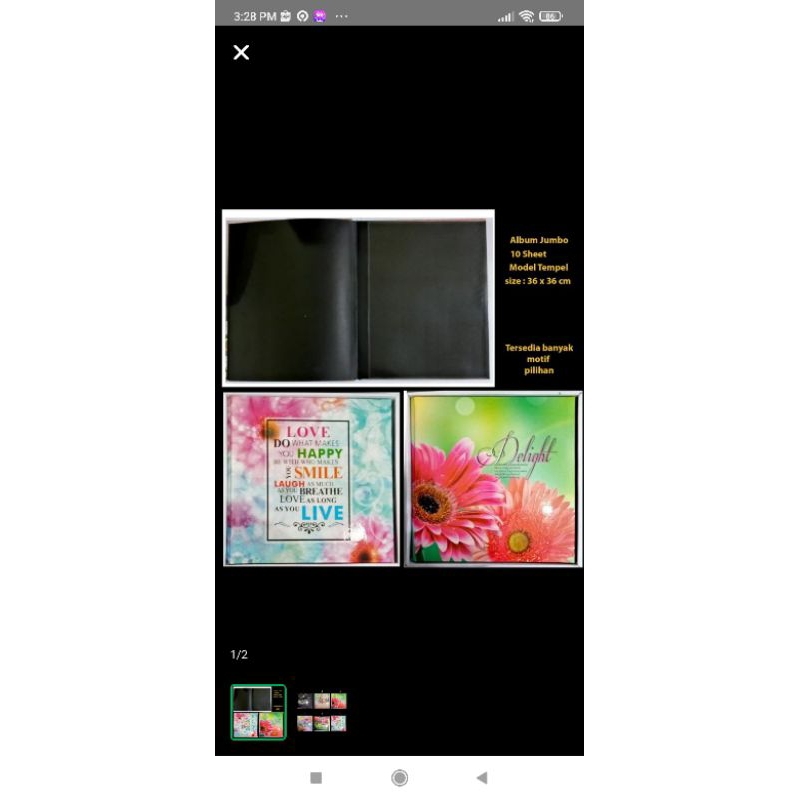 album foto ukuran besar