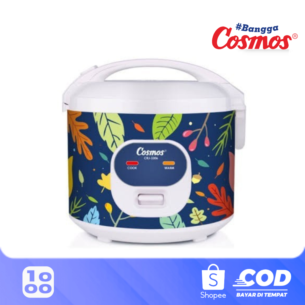 Magic Com Cosmos 1.8 Liter Garansi Resmi Rice cooker Mejikom CRJ-3306